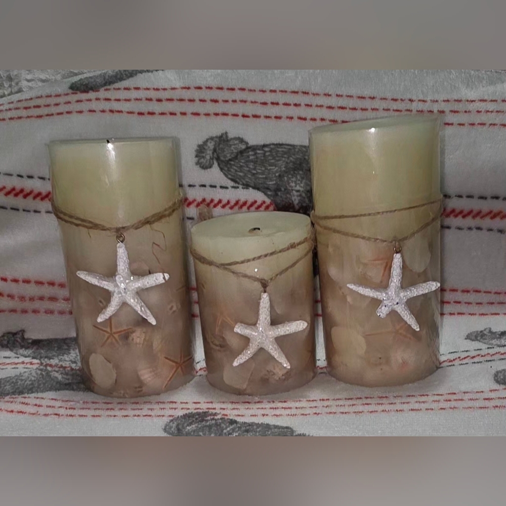 Pillar Candles (Each Set $10 Or All For $15)